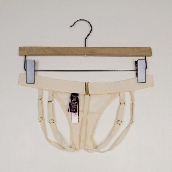 nwt VS luxe strappy caged open back brief panty - Picture 3 of 4